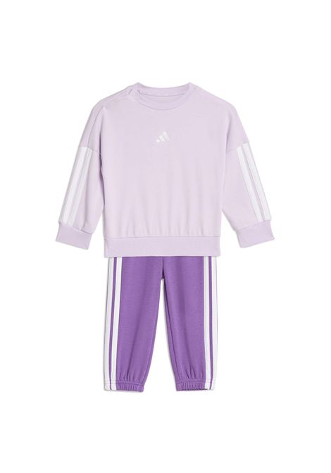 Tuta Adidas Essentials 3 Stripes French Terry Glicine Viola Infant ADIDAS CORE | Tute | KC6152-